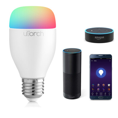 

Utorch LE7 E27 Smart WiFi RGBW LED Light Bulb Dimmable for Party Lighting AC100 - 240V 1PC