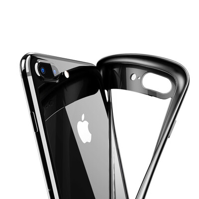 

Вентилятор, яблоко 8 / 7plus телефона оболочка iPhone8 / 7plus жесткого прозрачное защитный рукав навершие четыре недели все включена мягкая оболочка сопротивления (пленка + подачи стального держателя кольца) Черное падение