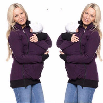 

Baby Carrier Jacket Kangaroo Outerwear Hoodies &Sweatshirts Coat for Pregnant Women Pregnancy Baby Wearing Coat Women