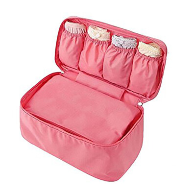 

Portable Lingerie Storage Box Sexy Lady'S Colorful Bra Bag Underwear Organizer Travel Bag For Women Cosmetic Bag