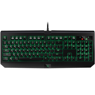 

Razer Black Widow Spider Ultimate Edition 2016-Cherry Green axis mechanical keyboard green backlight Jedi survival chicken sharps