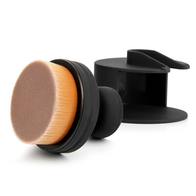 

UPLUS portable cover with retractable lip brush Lip brush make-up brush lipstick lip gloss lip brush even lipstick