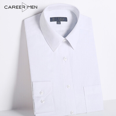 

CareerMen Mens Fashion Slim Fit Comfotable Solid Tab Collar Long Sleeve Dress Shirt