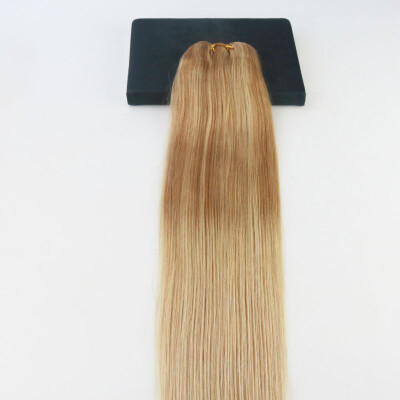 

14-24" 100G High Quality Brazilian Remy Hair Ombre Balayage Hair Extensions Full Set Hair Wefts Extensions