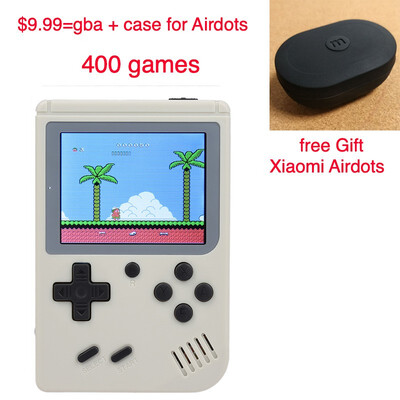 

999 Get Gameboy airdots case Retro Portable Mini Handheld Game Console 8Bit 30 Inch Color LCD Game Player Built-in 400 game
