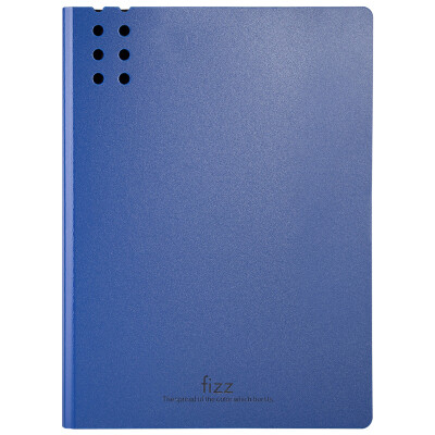 

Fizz thickened A4 long folder folder color folder file folder office supplies dark blue A2387