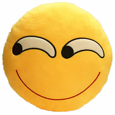

Emoji Smiley Emoticon Yellow Round Cushion Pillow