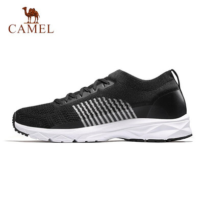 

Camel CAMEL sneakers couple running shoes fashion casual men&women shoes lightweight breathable mesh shoes running shoes A912318115 male models black 41
