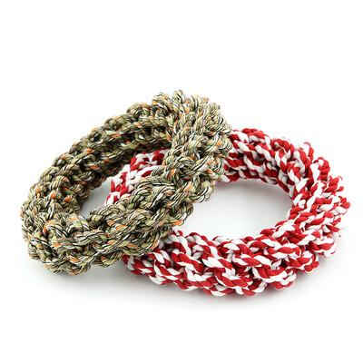 

Luxchic pet toy dog dog toy bite-resistant cotton rope donut training dog toy