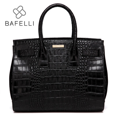 

BAFELLI bags for women 2017 Crocodile pattern split leather shoulder bag alligator luxury handbag bolsa feminina women messenger b