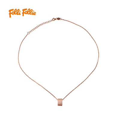 

Г-жа Folli Follie Folli Follie МОДНО SILVER серия ЮВЕЛИРНЫЕ розового золота ожерелье 3N15S102RC