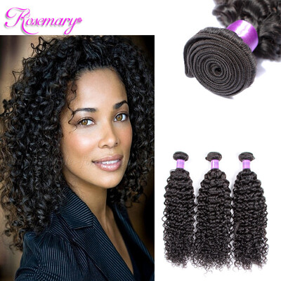 

Indian Afro Kinky Curly Virgin Hair 3 Bundles Human Hair Extensions