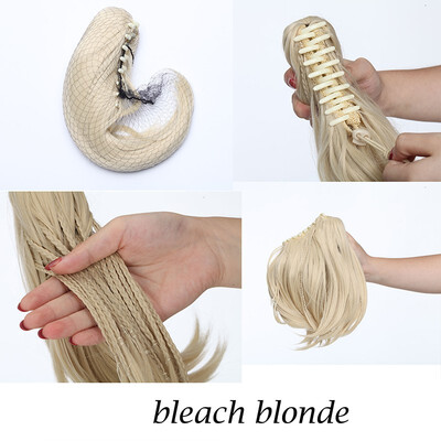

Adjustable Messy Style Ponytail Hair Extension with Jaw Claw Synthetic Hair-Piece&Braids Ponytail hair