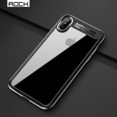 

Locke ROCK Apple X10 Mobile Shell iPhoneX10 Cover All-in-one Hard Case Crystal Series Black