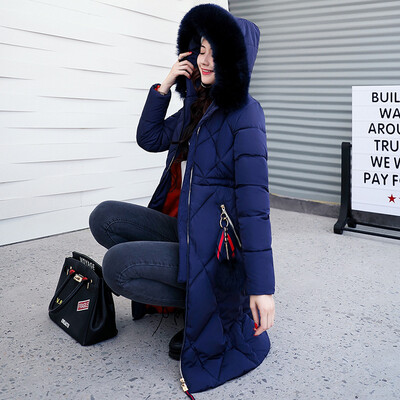

New autumn&winter cotton clothing women long sleeves coat ladies cotton clothing women down jacket
