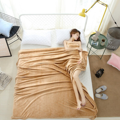 

Percy home textile: Solid Casual Polyester Blanket ; 320gsm