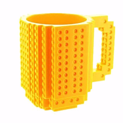 

Outdoor Creative DIY Build-on Brick Mug Lego Style Puzzle Mugs Building Blocks Coffee Mug