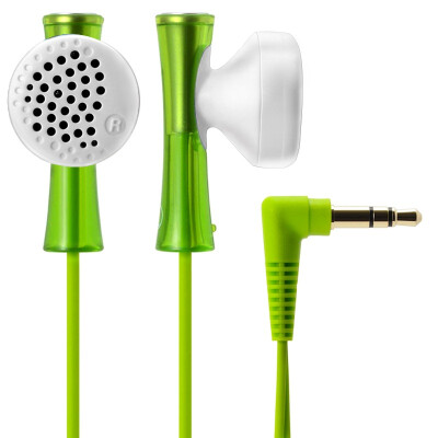 

Audio-Technica ATH-J100 LGR compact small earbuds fashion colorful light green