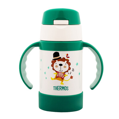 

Thermos (THERMOS) Детский термос Baby Sippy cup Обучение Кубок для питья Кубок с ручкой Непроницаемый кубок FEC-283S GR