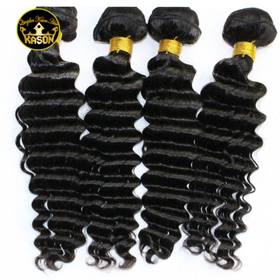 

Kason Malaysian Virgin Hair Deep Wave 4PcsLot 100 Unprocessed Human Hair Malaysian Curly Weave Bundles Grade 8A