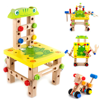 

Cute pudding children&39s toys multi-functional building blocks toy chairs 3-6-year-old boy educational toys children gift stool