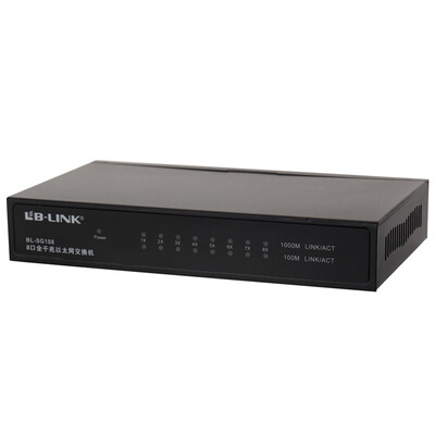 

B-LINK) BL-SG108 8-port full Gigabit Ethernet switch