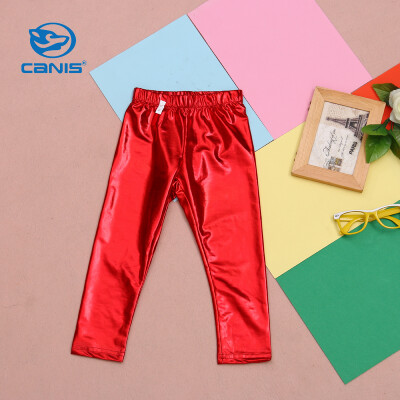 

CANIS@Hot Fashion Baby Girls' Meryl Shiny Solid Skinny Leggings