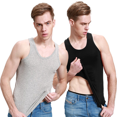 

Heng Yuan Xiang ZC-303 Men&39s Vest Cotton Top Shirt Men&39s Tight Short Sleeve Shirt Skirt Sports Hurdle Underwear Black Gray 2 Pack 185110 XXXL
