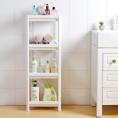 

ShuangQing ShuangQing bathroom shelf floor storage shelf bathroom corner frame four-story heightening SQ-1166