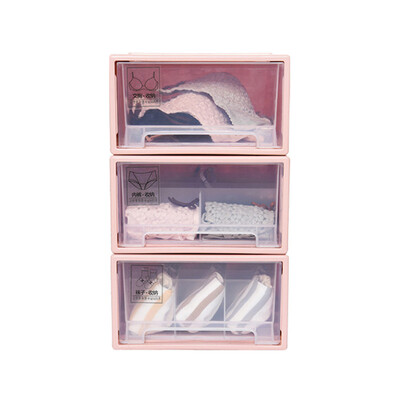 

Bailu BELO drawer plastic storage box underwear storage box storage box three-piece