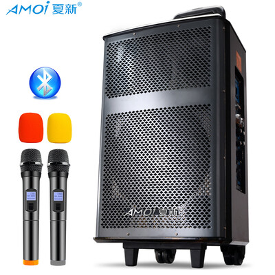 

Amoi AMOi SA-A3 10 inch high school low three-way lever speaker square dance audio outdoor portable high power card microphone with microphone