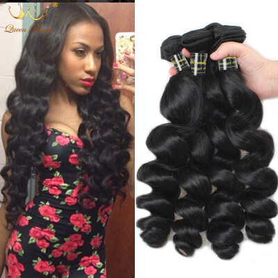 

Hot Loose Wave 5pcs Queen Berry Nature Color Human Hair Extensions Orignal Human Hair 8-28inch Unprocessed Human Virgin Hair