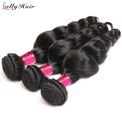 

8A Grade Brazilian Loose Wave Virgin Hair 3 Bundles Brazilian Hair Weave Bundles Loose Curl Human Hair Loose Wave Virgin Hair