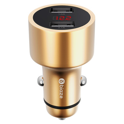

Biya car charger car charger cigarette lighter MC12 black 31A three USB one pull three intelligent output automatic shunt LDE digital voltage detection