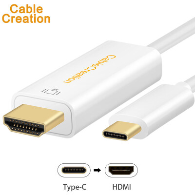 

CABLE CREATION Type-C HDMI 4K HD Cable USB-C Docking Station Converter Connector Apple Mac Huawei Mate10Samsung TV Projector