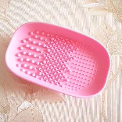 

Outdoor Silicone Multifunctional Soap Dish Makeup Brush Cleaner