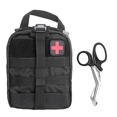 

Compact Tactical MOLLE Rip-Away EMT Medical First Aid Utility Pouch