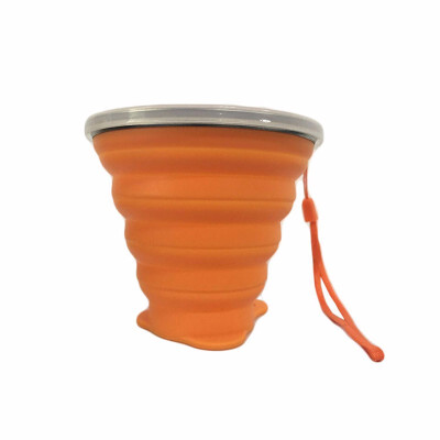 

Outdoor Silicone Collapsible Travel Cup Moutaineering Retractable Water Bottle