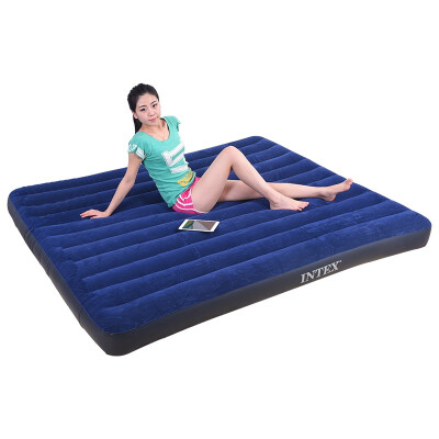 

INTEX 68755 Flocking Banded Double Triple Extra Air Mattress Double Надувная кровать