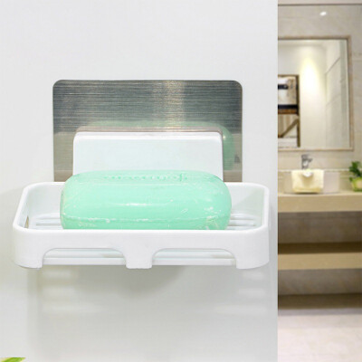 

【Jingdong Supermarket】 Shuangqing home sucker soap rack toilet toilet soap box bathroom soap dish Seamless installation SQ-5050