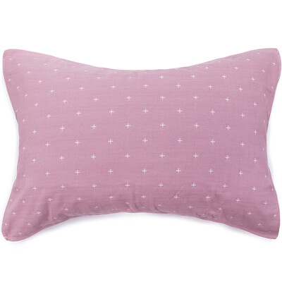 

Sanli cotton gauze pillow a 40s combed yarn AB version both positive&negative 78 × 52cm dove feather color