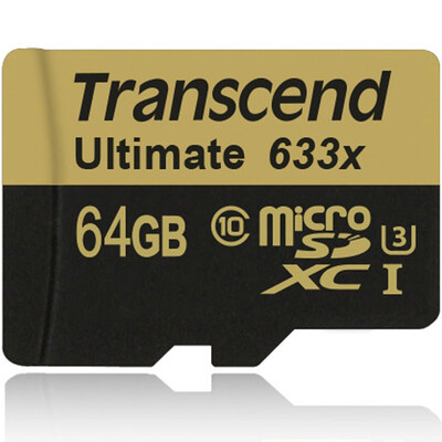

Transcend (Transcend) 64GB UHS-I У3 633X TF (Micro SD) сверхскоростной карты памяти (чтение 95 МБ / с письменной 85Mb / с) (частицы MLC)