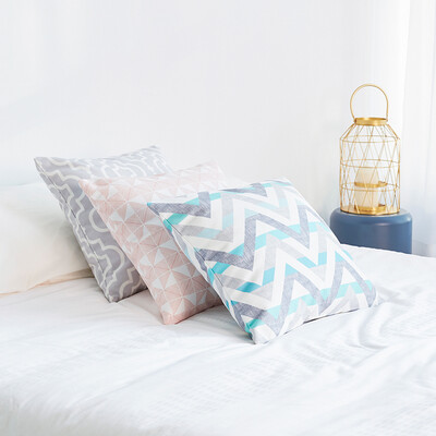 

Jia Bai hug pillow hee pillow sofa cushions office pillow bed back car waist cushion with core blue gray wave 45 45cm Jingdong own brand