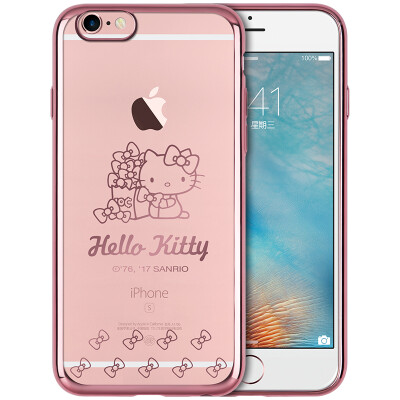 

Hello Kitty Apple 6 / 6s Plus Phone Case iPhone6 ​​/ 6s Plus Cartoon Case Transparent Drop Shatterproof Shell 5.5 "Butterfly