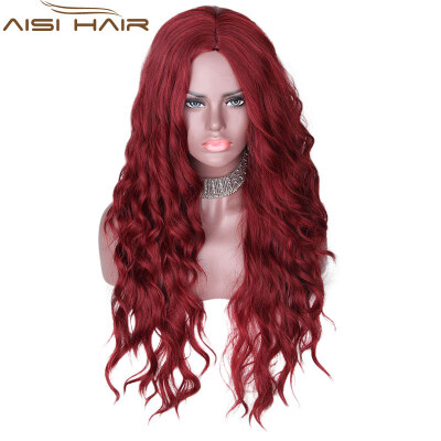 

AISI HAIR 30 "Длинные волнистые цветные термостойкие синтетические парики для черных белых женщин