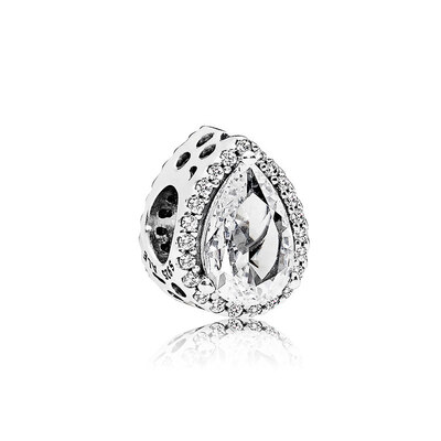 

PANDORA Pandoras Shiny Teardrop Heart Beaded 796245CZ