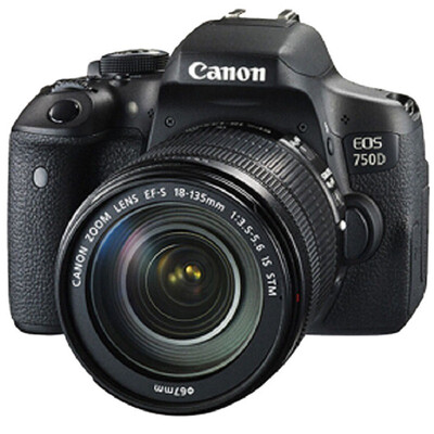 

Canon EOS 750D SLR kit EF-S 18-135mm f 35-56 IS STM lens