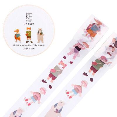 

Kinbor hand book&paper tape 25mm10m hand account character sticker that day DTB64103
