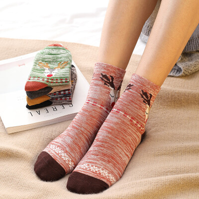 

Nanjiren 5 pairs of cute casual womens socks breathable comfort ladies socks