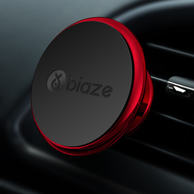 

Bi Yazi car phone holder C21 air conditioning outlet magnetic suction bracket China red car phone stand phone flat panel navigation device Universal